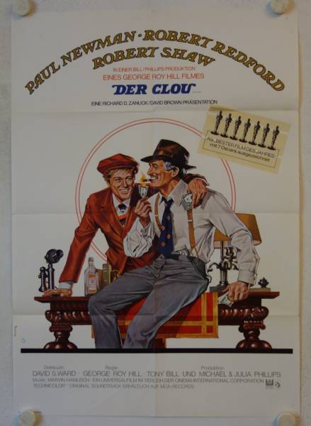 The Sting original release german movie poster